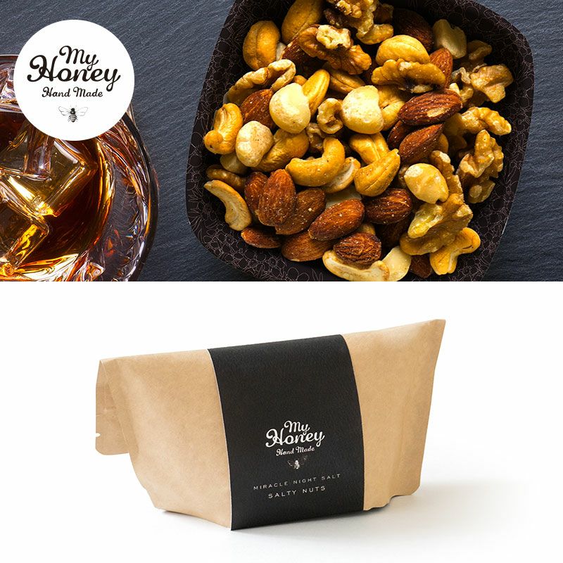 有塩ミックスナッツ / MIRACLE NIGHT SALT 250g / 箱なし簡易包装
