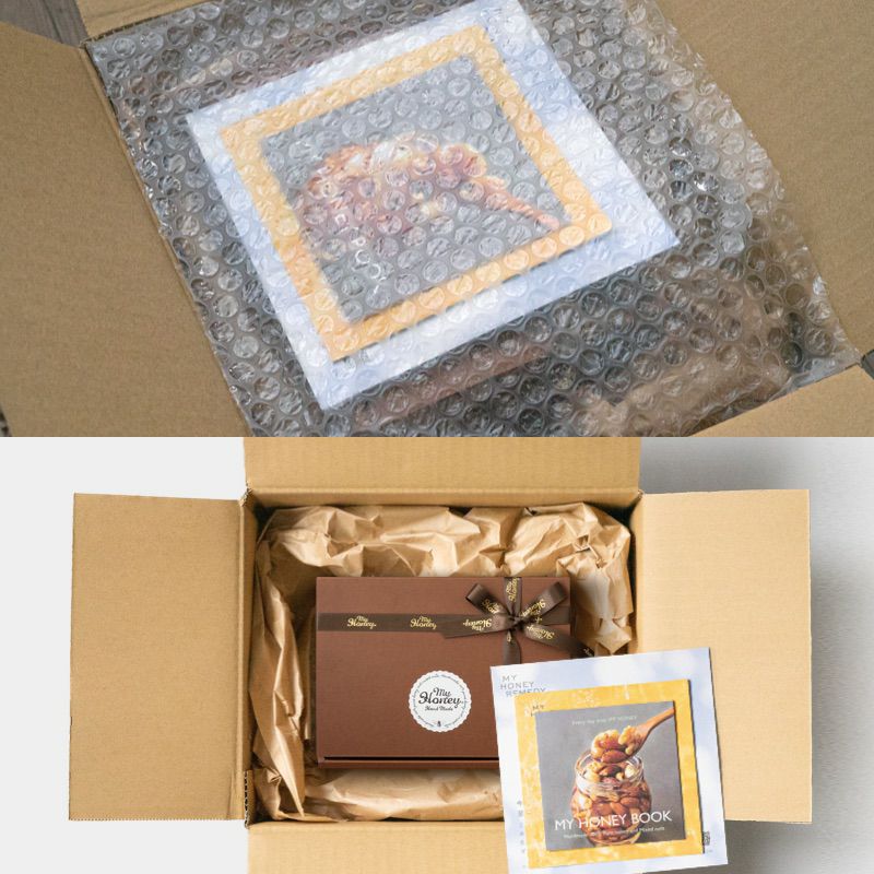 ピーナッツハニーL（200g） + ナッツの蜂蜜漬け エトワールM（90g