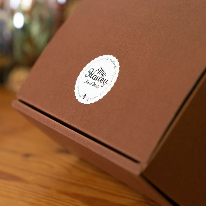 ピーナッツハニーL（200g） + ナッツの蜂蜜漬けM（90g） / ブラウン