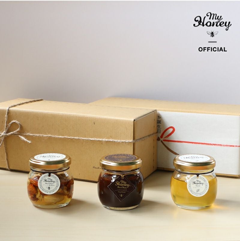 MYHONEY 人気TOP3セット (Mサイズx3種) / ナチュラルクラフトボックス