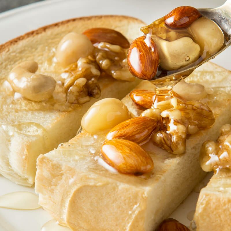 MYHONEY 朝食4点セット / ブラウンギフトボックス(M) / MYHONEYロゴ