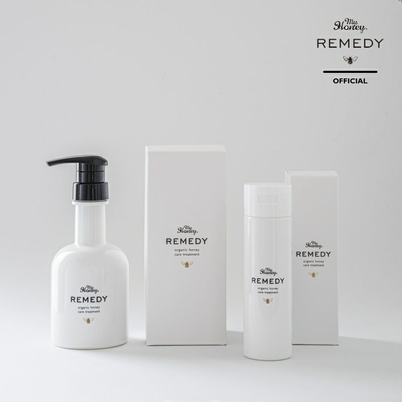 MYHONEY REMEDYレメディーハニーケアトリートメント195g/ ご自宅用簡易