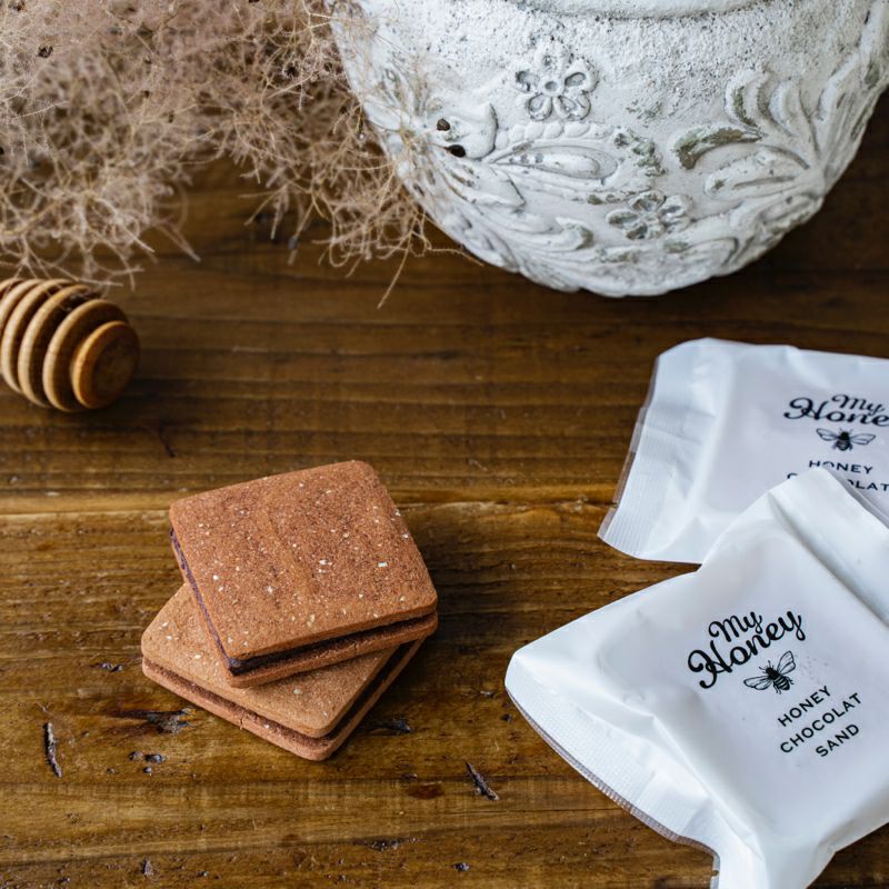 ハニーショコラサンド”フランボワーズ”5枚入り・のし巻き・手提げ袋