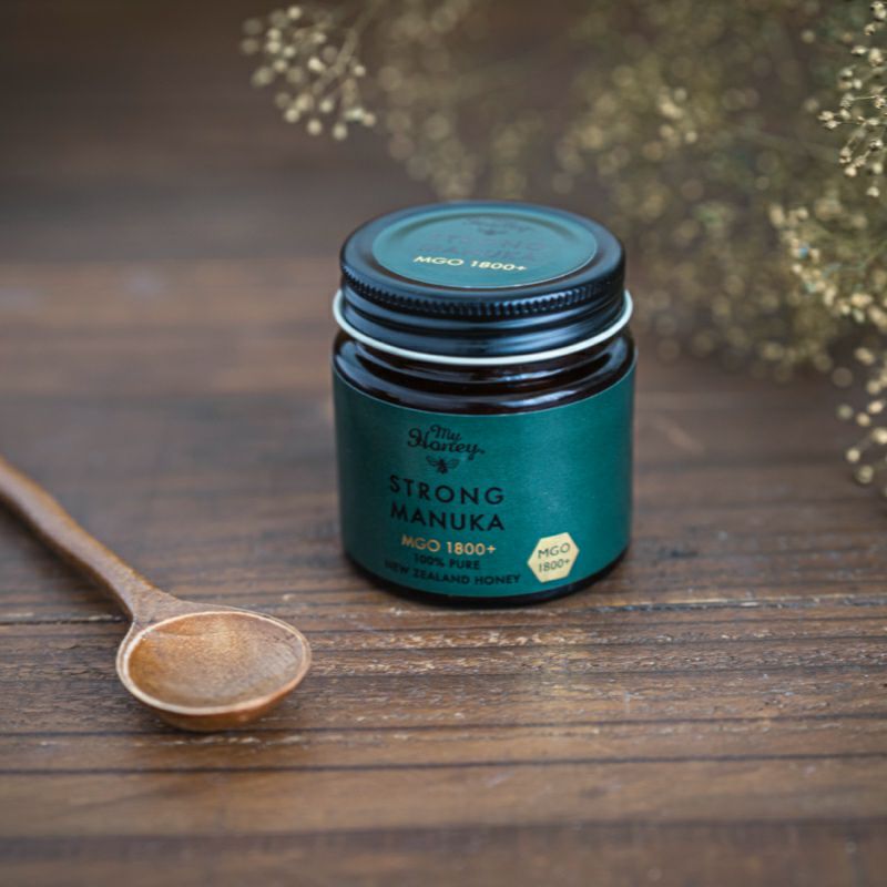 MYHONEY ストロングマヌカMGO1800+ 70g / 箱あり簡易包装・手提げ袋